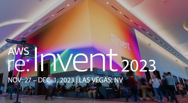 Meet us at re:Invent 2023