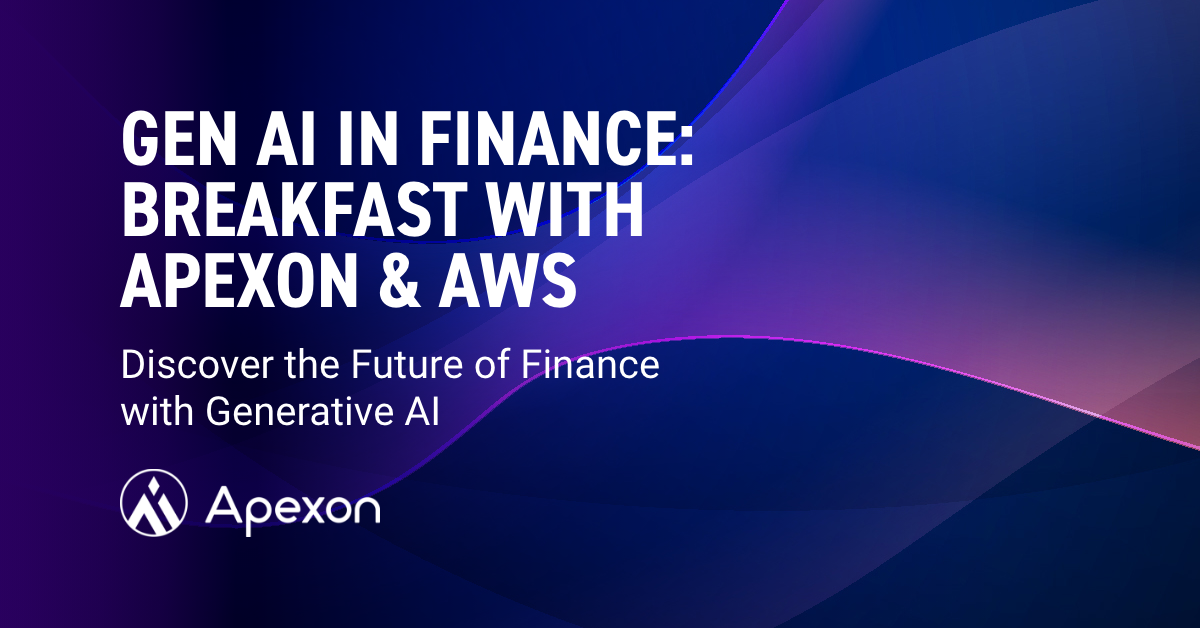 Gen AI in Finance: Breakfast with Apexon & AWS
